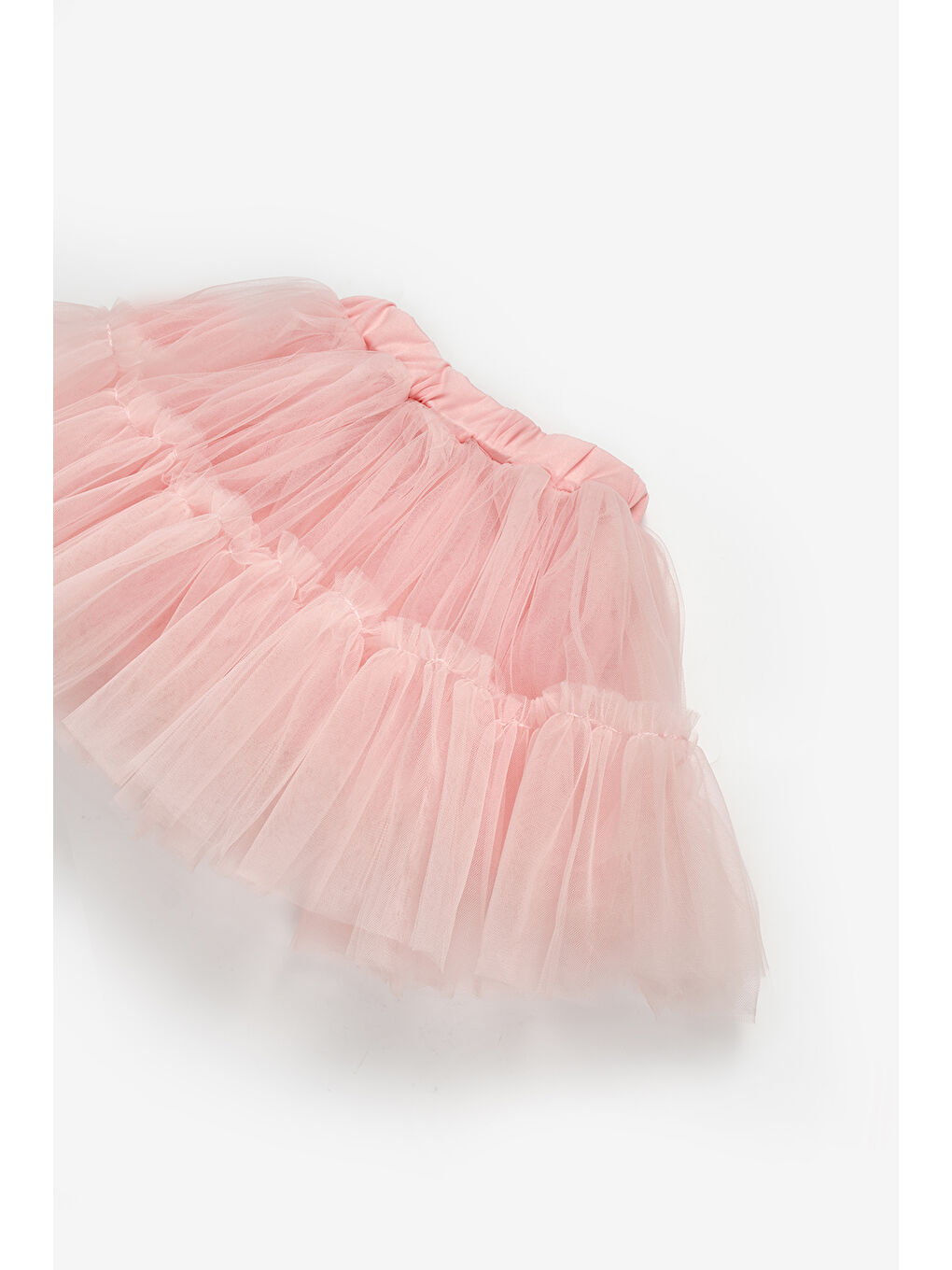 Pembe Somon Kız Çocuk Tül Etek - Miley-2