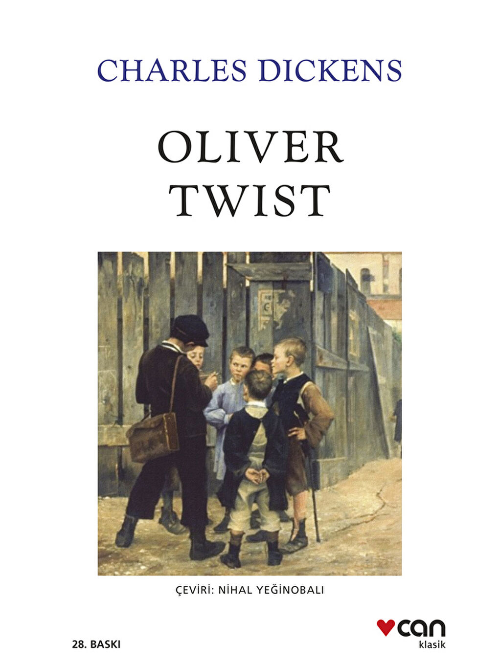 Can Yayınları Renksiz Oliver Twist