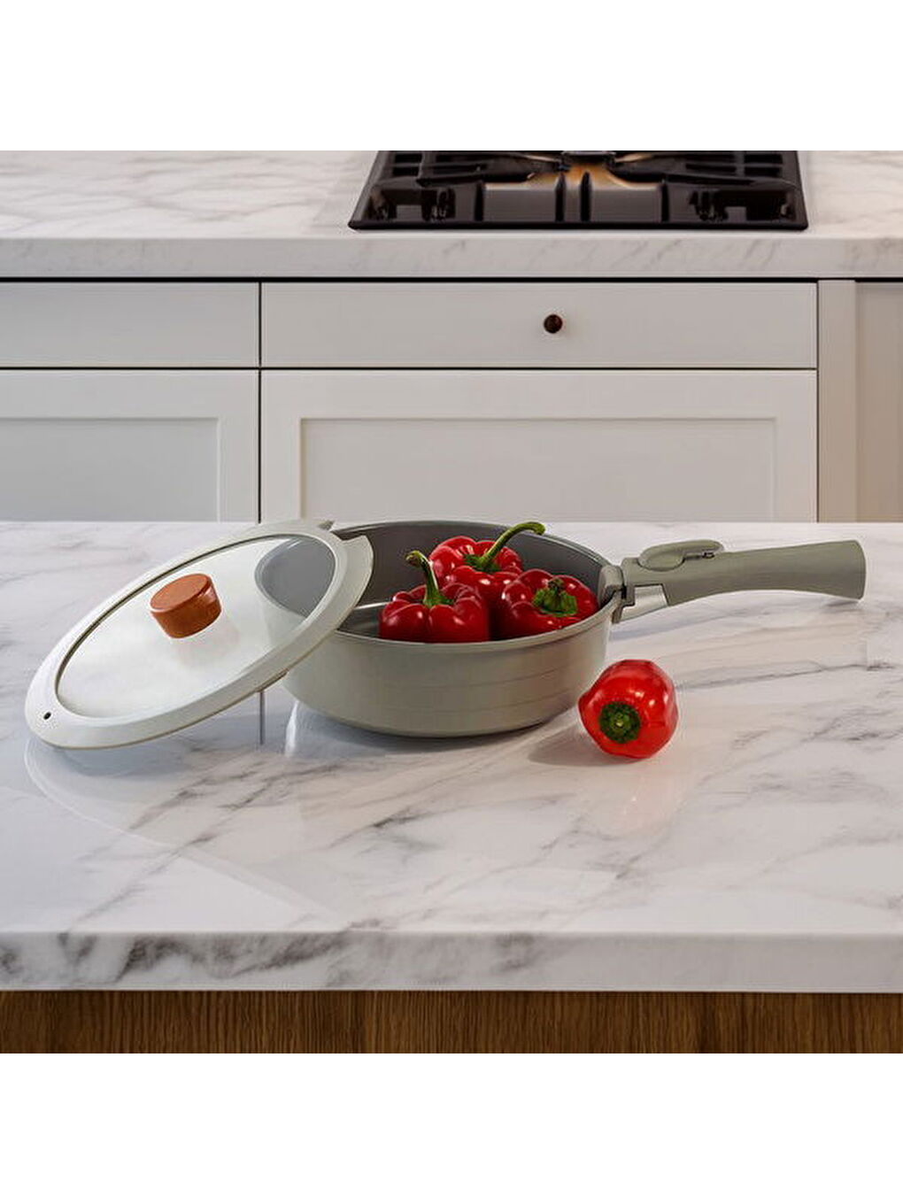 Gri Midas 11 Parça Tencere Seti-1