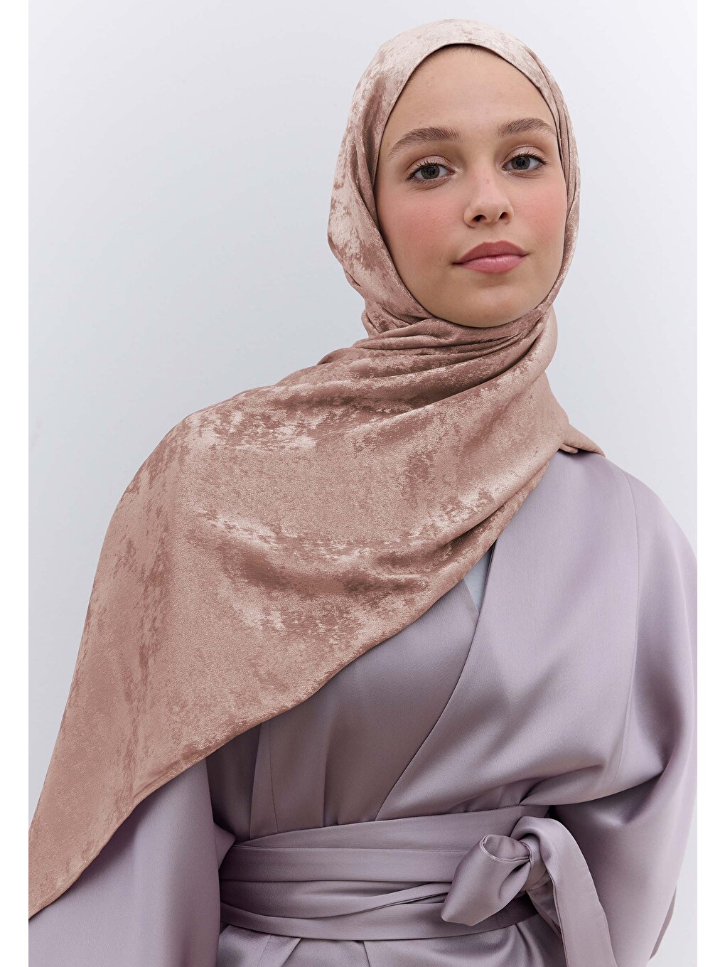 Pembe Luxury Shine Şal Gülkurusu-2