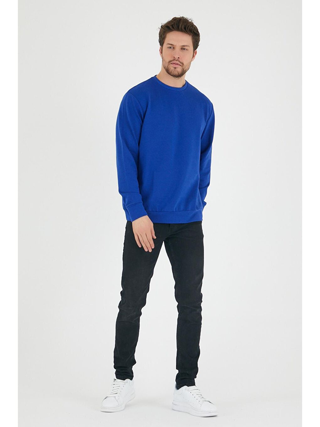 Mavi Erkek Bisiklet Yaka Regular Fit İnce Sweatshirt SPR 20K30-1