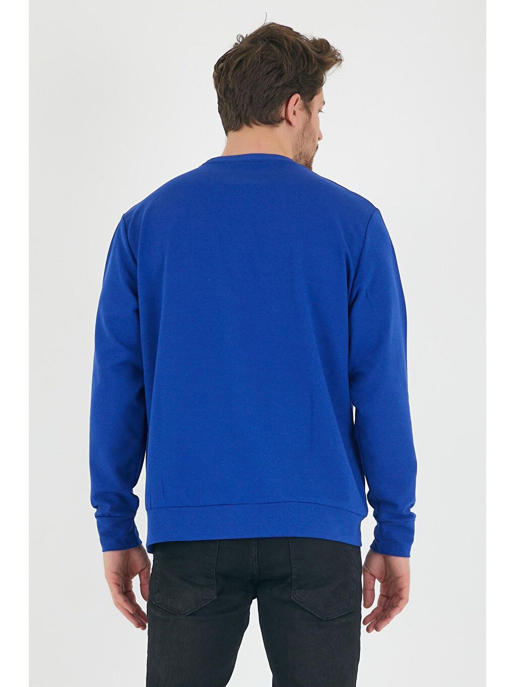 Mavi Erkek Bisiklet Yaka Regular Fit İnce Sweatshirt SPR 20K30-4