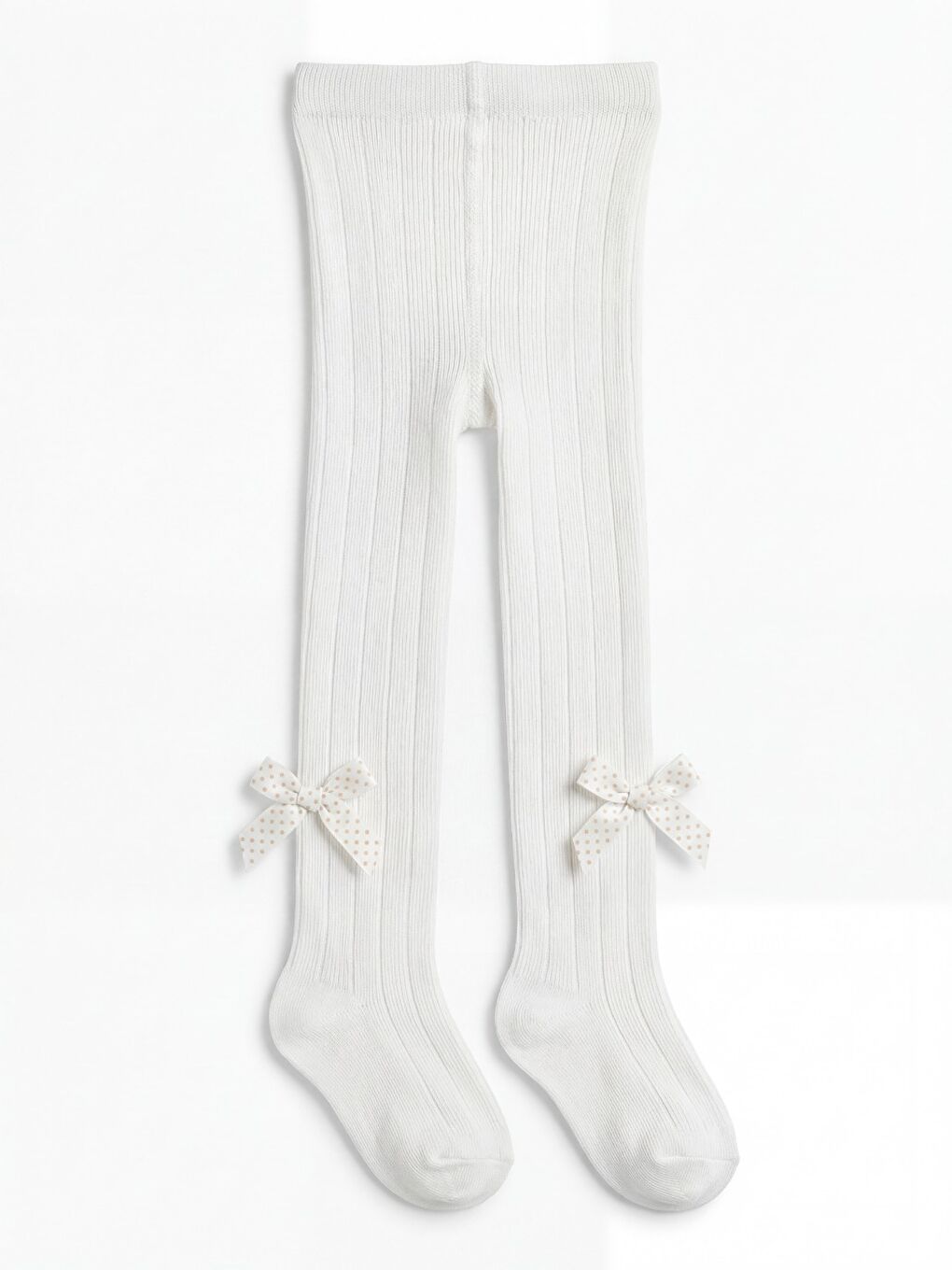 Baby Kız Bebek Aksesuarlı Külotlu Çorap 0-12 Ay Ekru