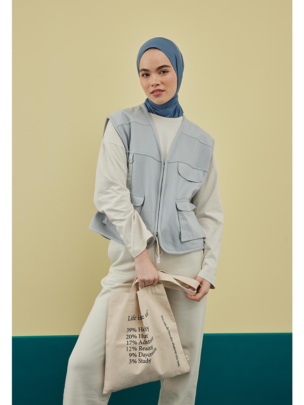 Lacivert Athletic Hijab İndigo-1