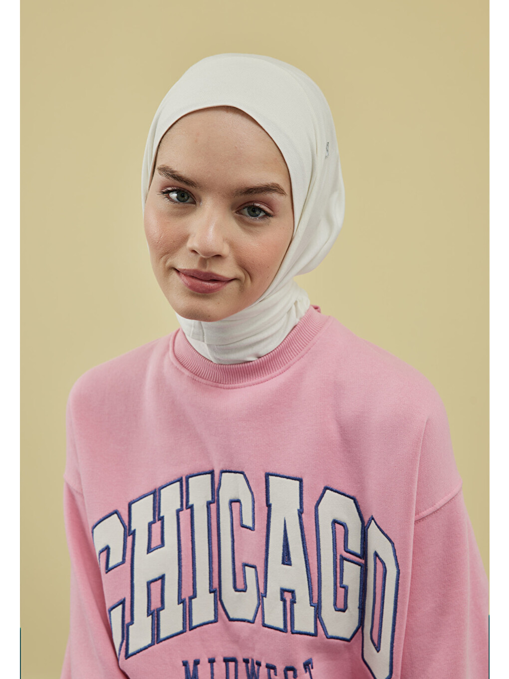 Athletic Hijab Kırık Beyaz-2