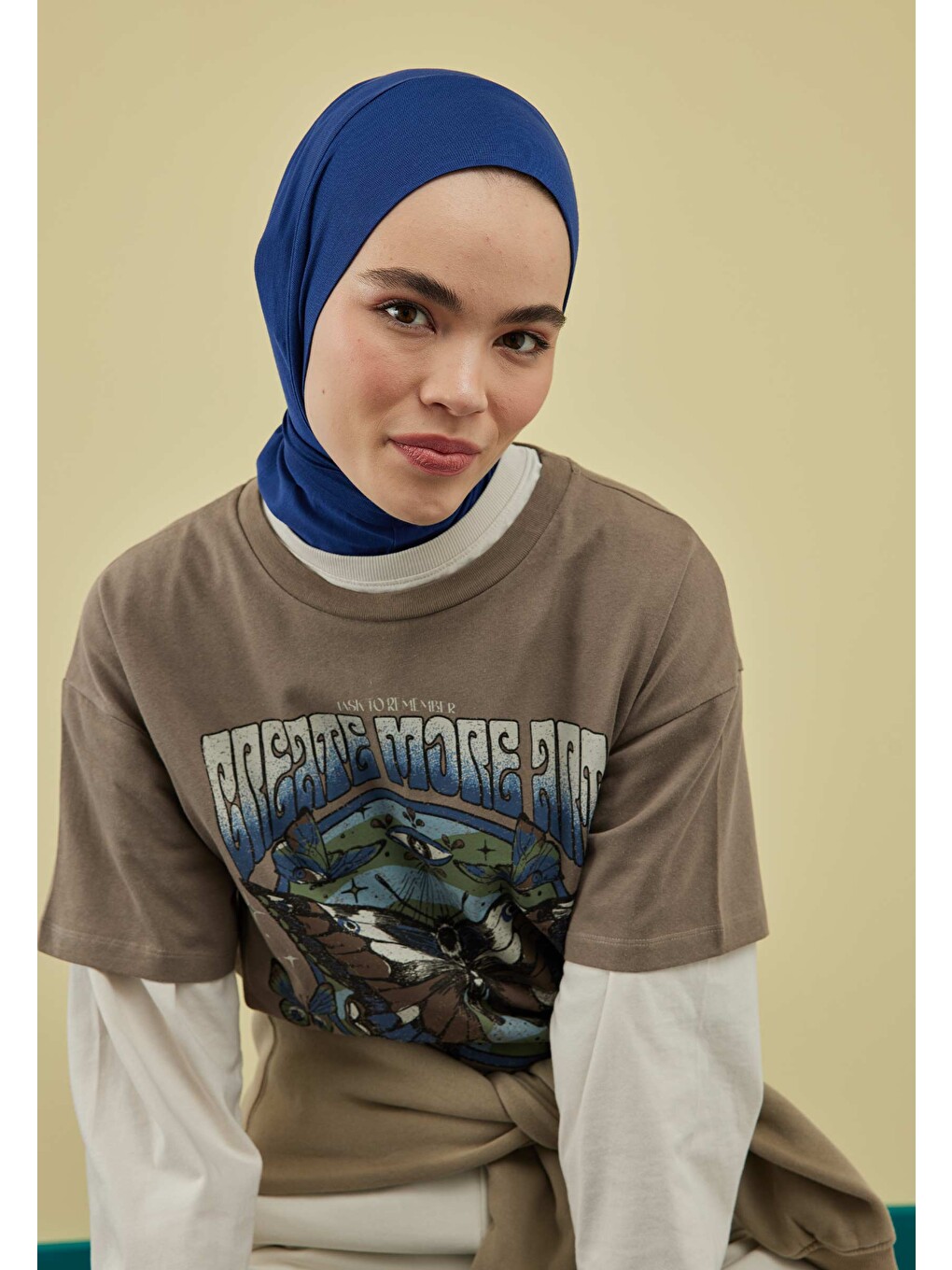 Athletic Hijab Koyu Mavi-2