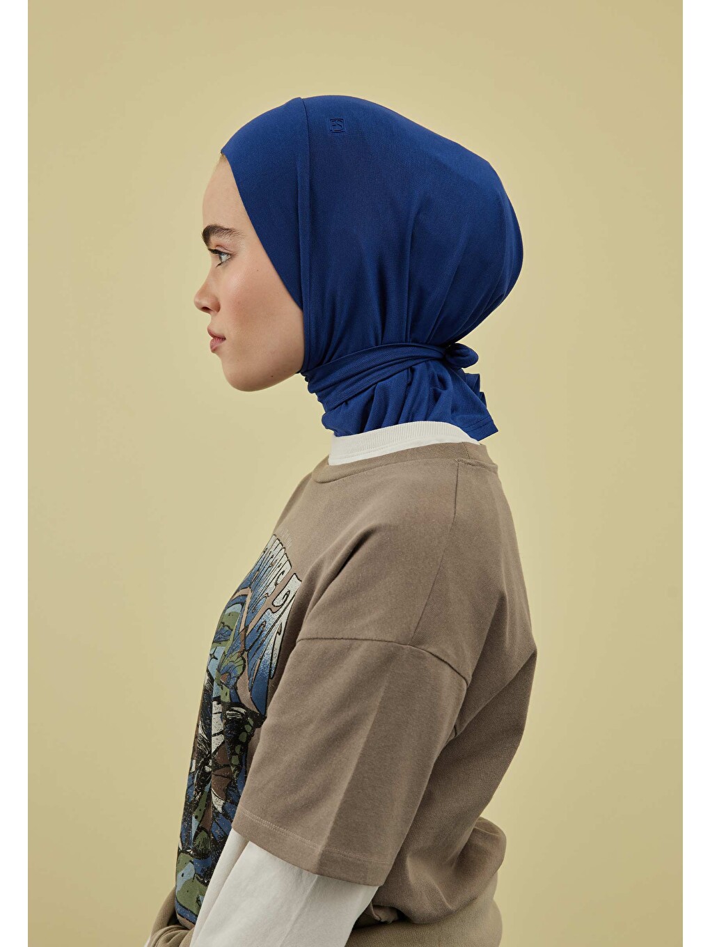 Athletic Hijab Koyu Mavi-3