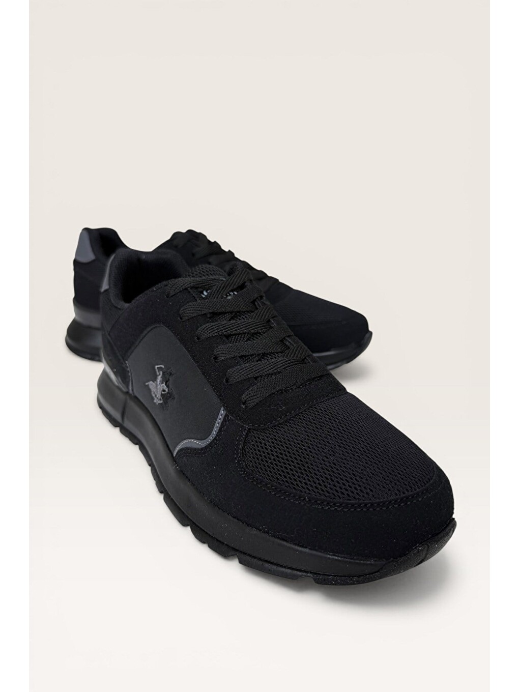 Erkek Ortopedik Airfile Günlük Yürüyüş Koşu Sneaker Spor Ayakkabı Siyah-2
