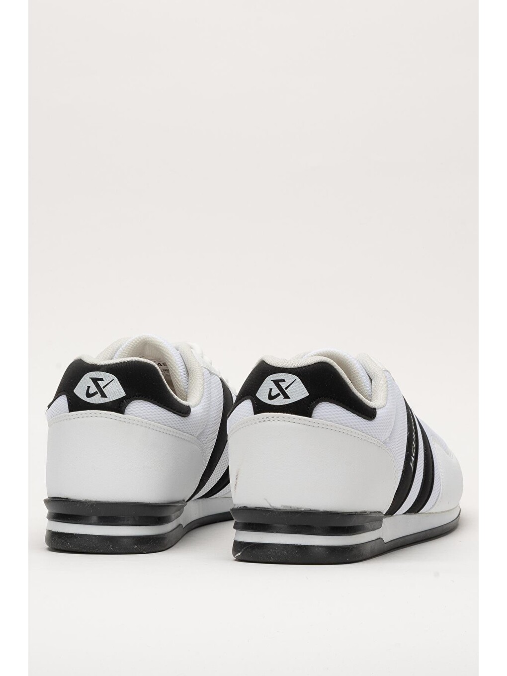 Unisex Airfile İnce Taban Spor Ayakkabı Beyaz - Siyah-12