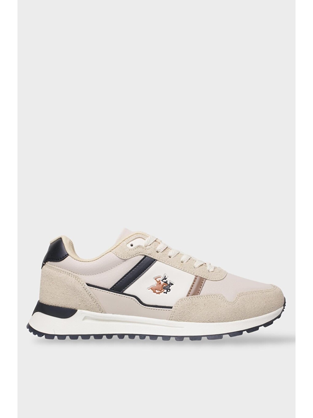 Erkek Ortopedik Cilt Günlük Yürüyüş Koşu Sneaker Spor Ayakkabı Bej-1