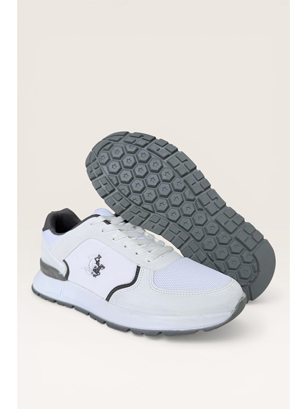 Erkek Ortopedik Airfile Günlük Yürüyüş Koşu Sneaker Spor Ayakkabı Beyaz-11