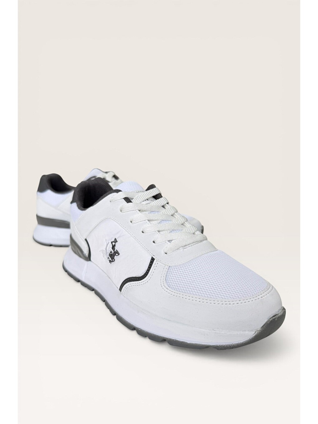 Erkek Ortopedik Airfile Günlük Yürüyüş Koşu Sneaker Spor Ayakkabı Beyaz-3