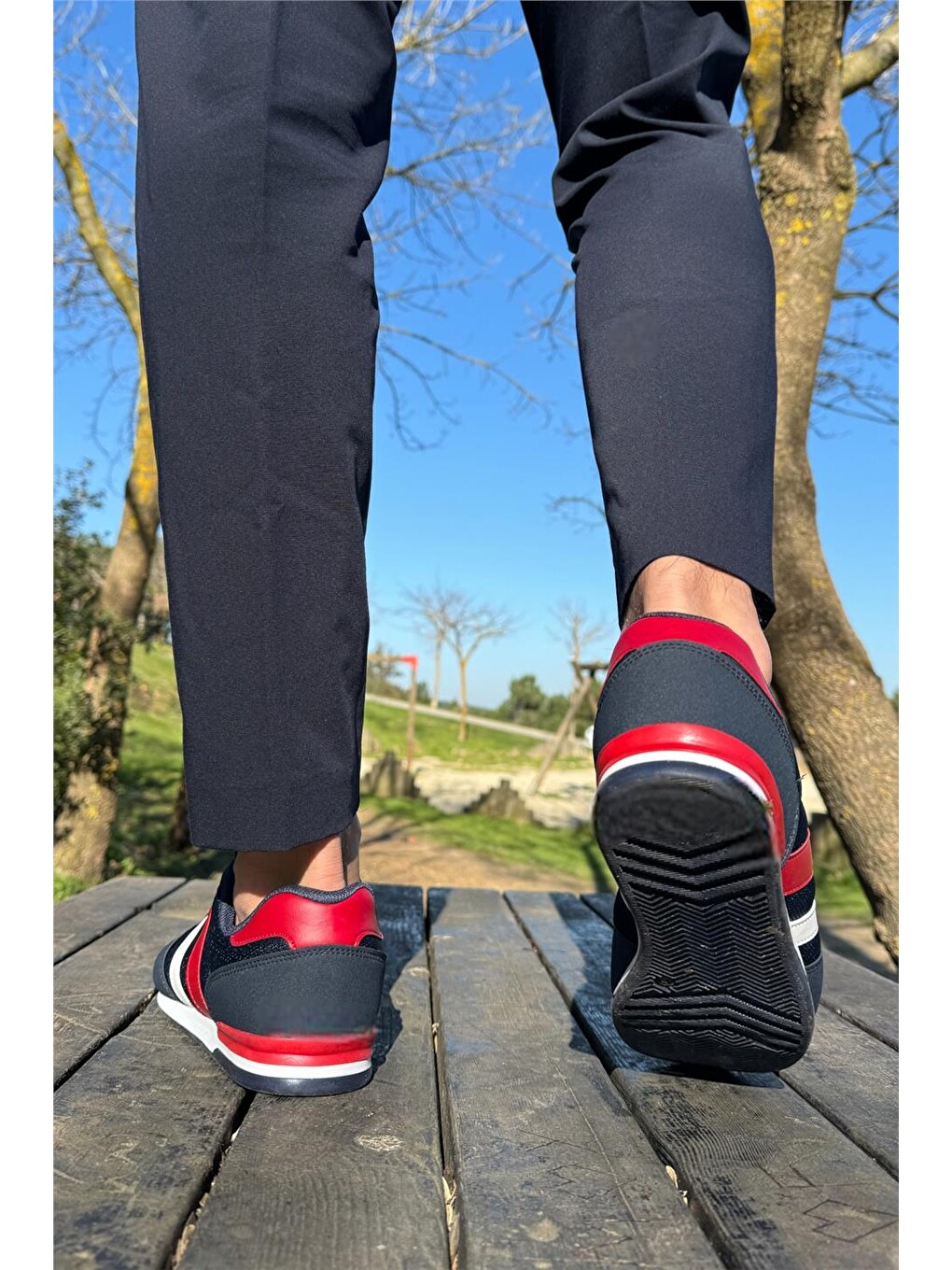 Unisex Airfile İnce Taban Spor Ayakkabı Lacivert-19