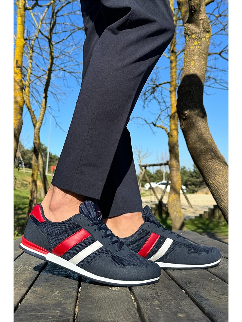 Unisex Airfile İnce Taban Spor Ayakkabı Lacivert-14