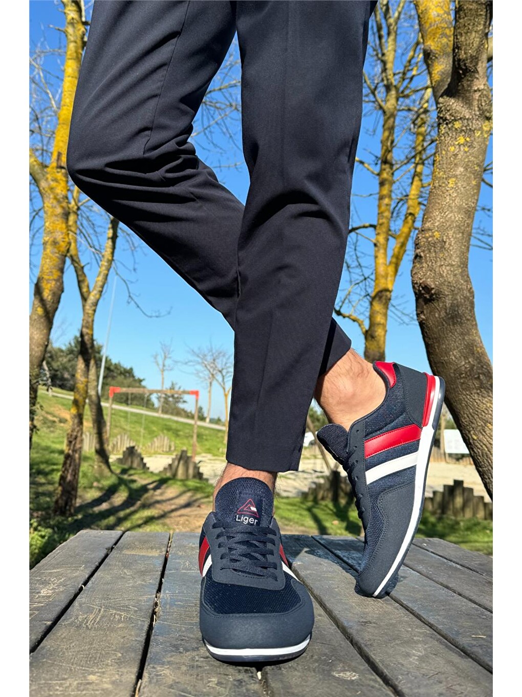 Unisex Airfile İnce Taban Spor Ayakkabı Lacivert-16