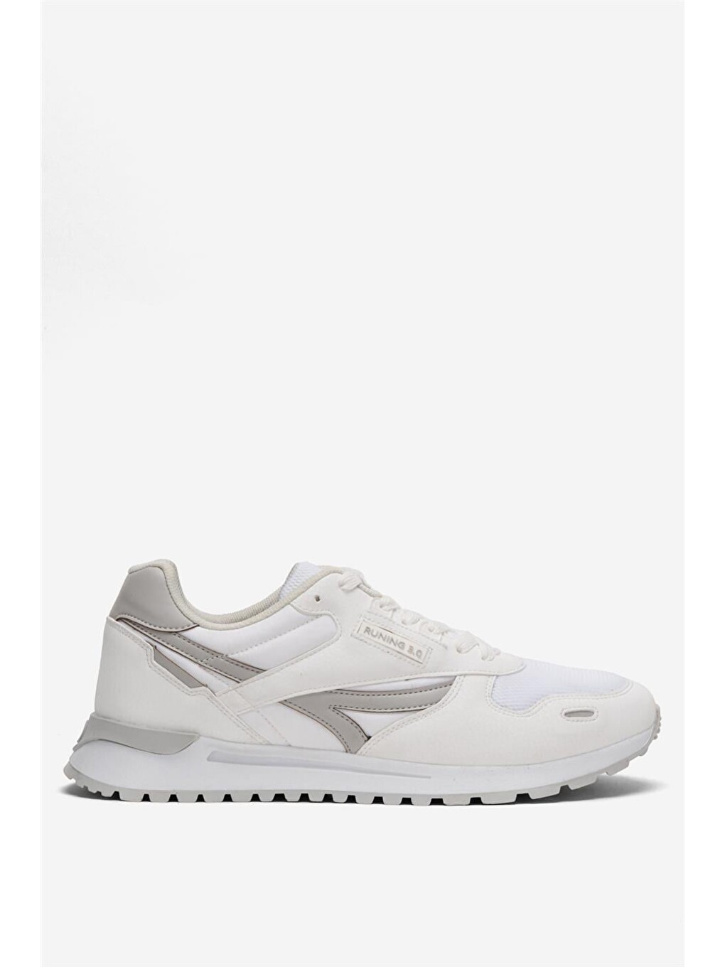 Erkek Ortopedik Günlük Yürüyüş Koşu Sneaker Spor Ayakkabı Beyaz-1