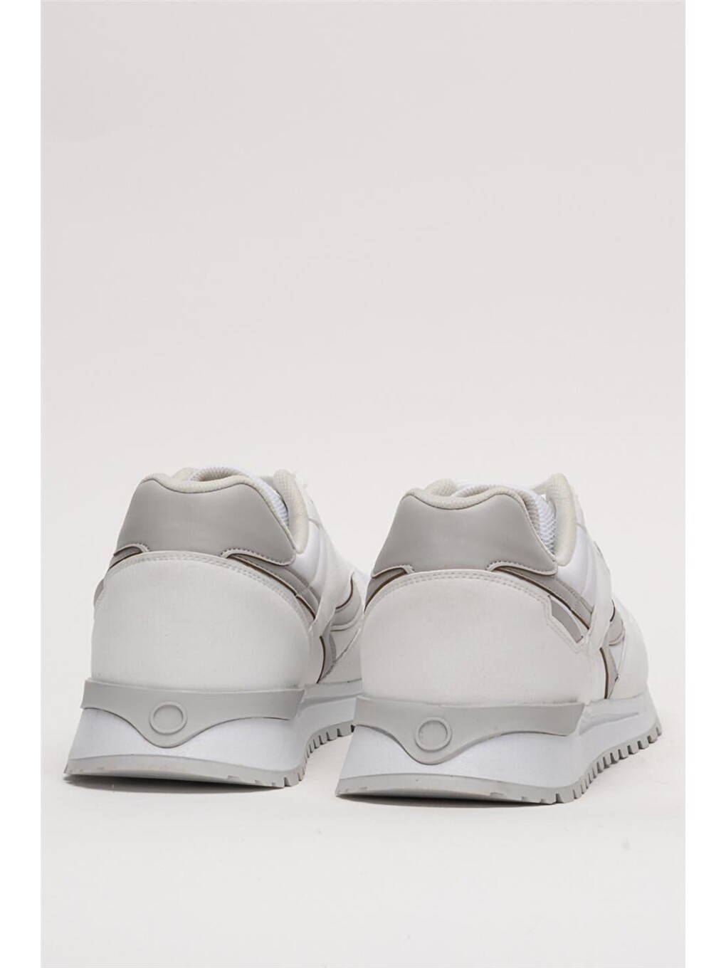 Erkek Ortopedik Günlük Yürüyüş Koşu Sneaker Spor Ayakkabı Beyaz-10