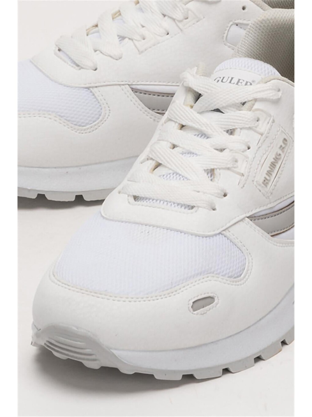 Erkek Ortopedik Günlük Yürüyüş Koşu Sneaker Spor Ayakkabı Beyaz-13