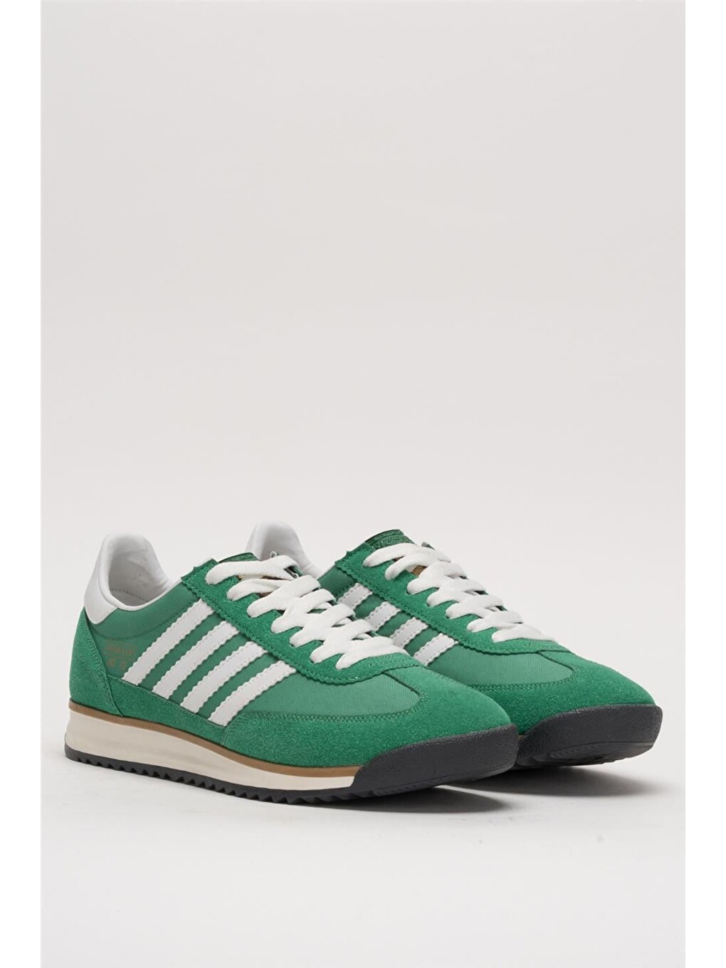 Erkek Günlük Rahat Taban Yumuşak Hafif Sneaker Bağcıklı Spor Ayakkabı Yeşil - Beyaz-4