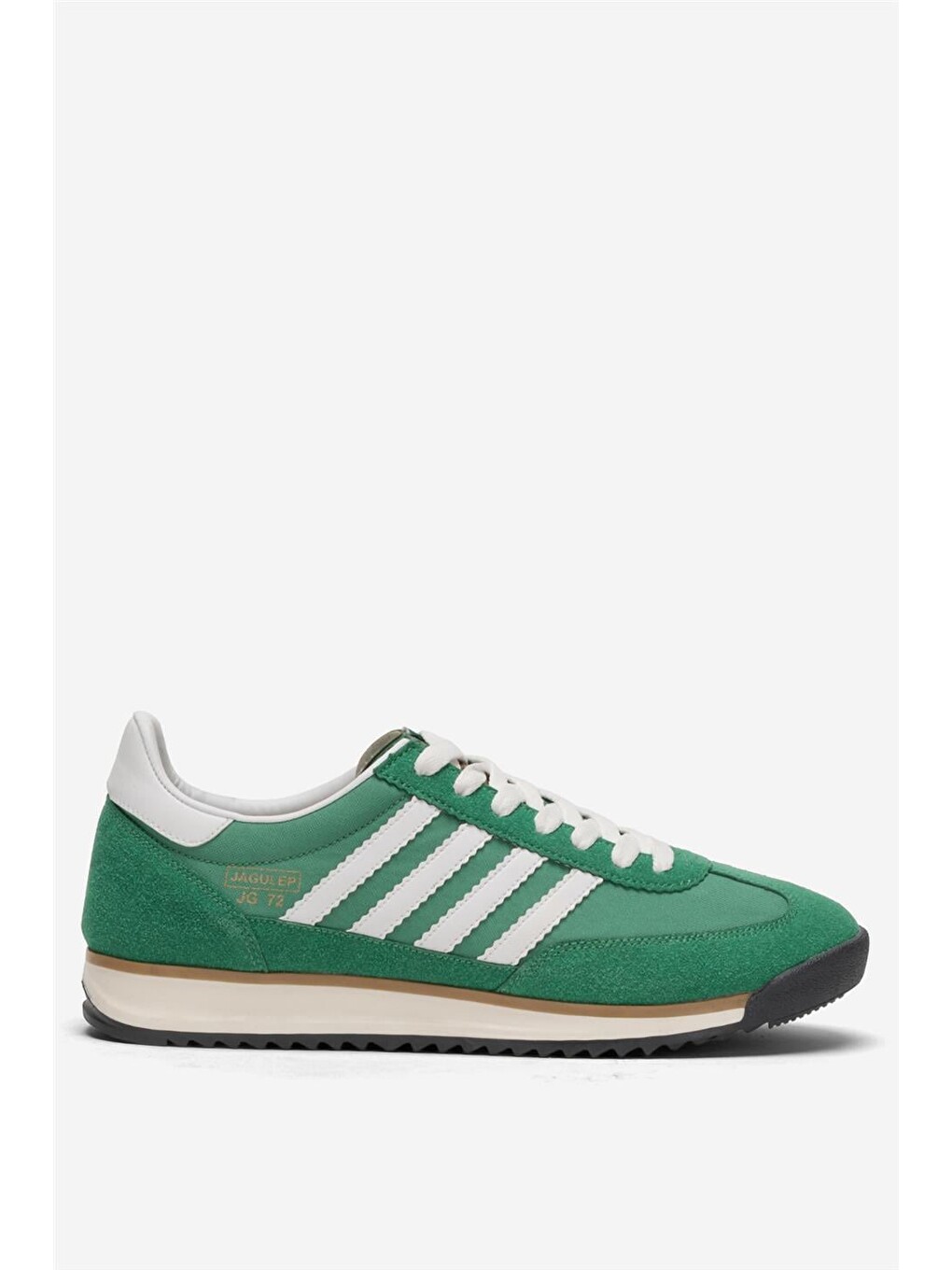 Erkek Günlük Rahat Taban Yumuşak Hafif Sneaker Bağcıklı Spor Ayakkabı Yeşil - Beyaz-1