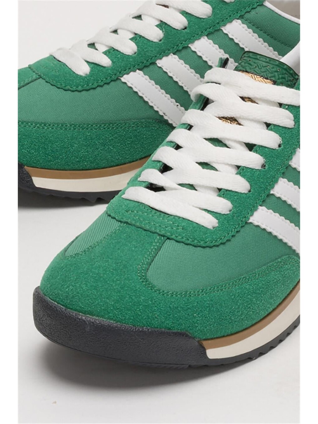Erkek Günlük Rahat Taban Yumuşak Hafif Sneaker Bağcıklı Spor Ayakkabı Yeşil - Beyaz-8