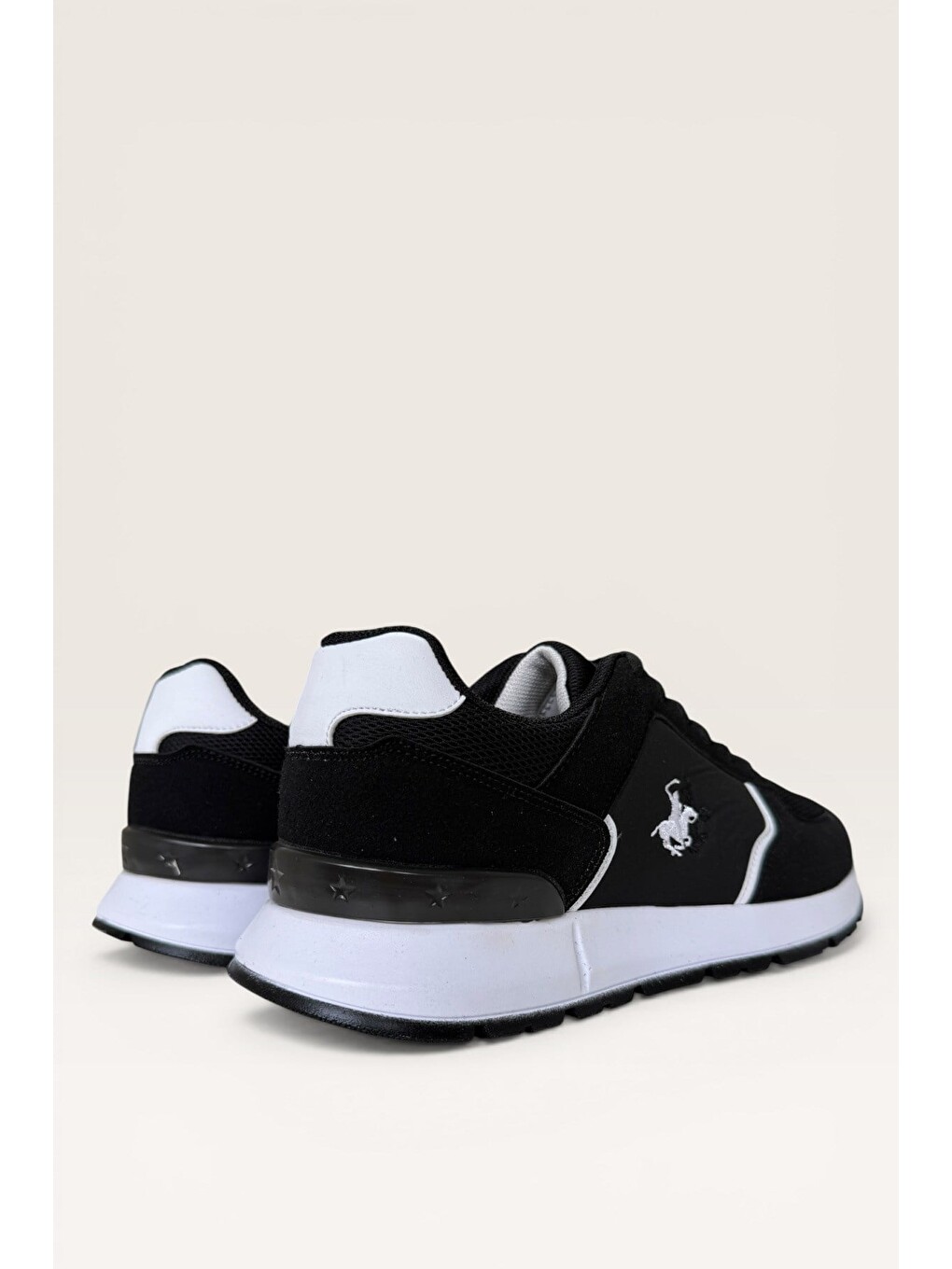 Erkek Ortopedik Airfile Günlük Yürüyüş Koşu Sneaker Spor Ayakkabı Siyah - Beyaz-3