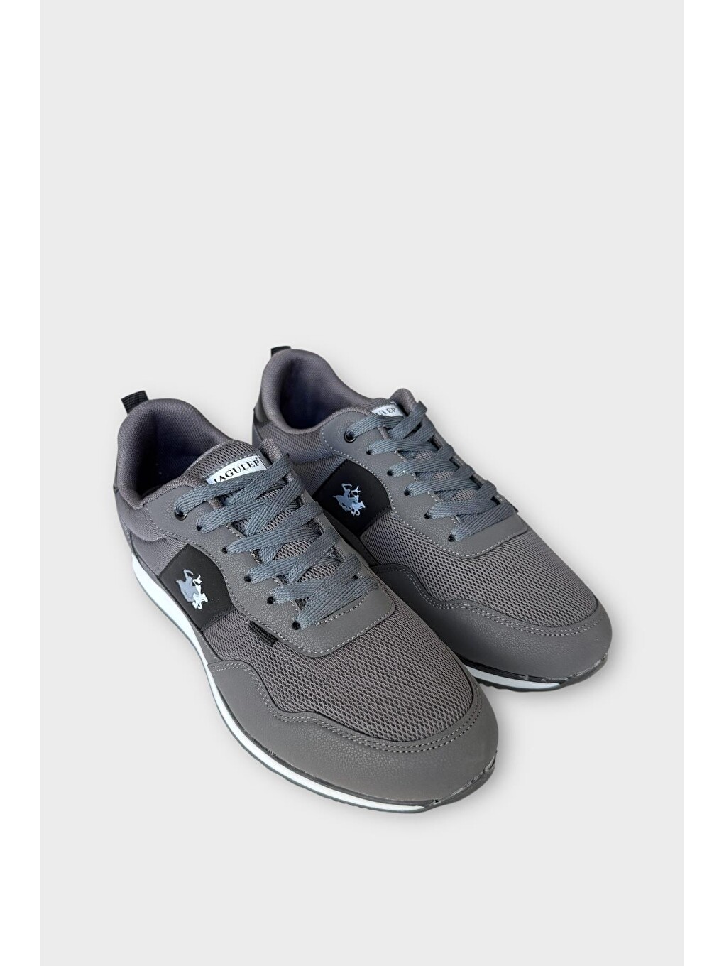 Gri Erkek Ortopedik Günlük Airfile Sneaker Spor Ayakkabı Füme-2
