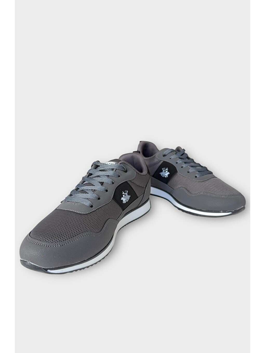 Gri Erkek Ortopedik Günlük Airfile Sneaker Spor Ayakkabı Füme-3