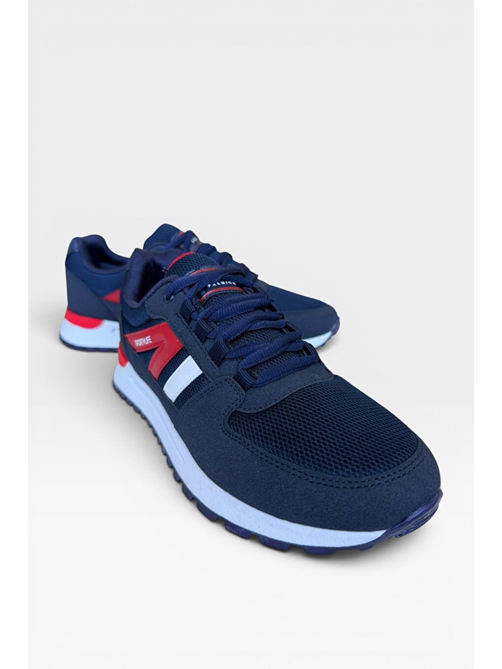 Erkek Ortopedik Airfile Günlük Yürüyüş Koşu Sneaker Spor Ayakkabı Lacivert-1