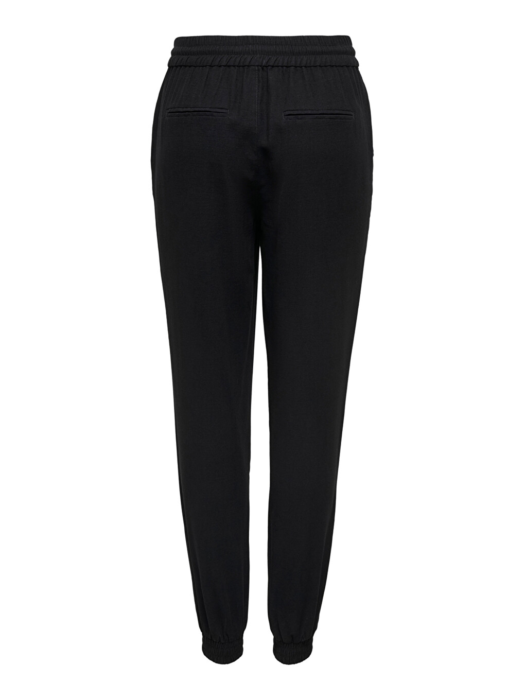 Siyah Onlkelda Regular Fit Cepli Kadın Pantolon 15203946-4