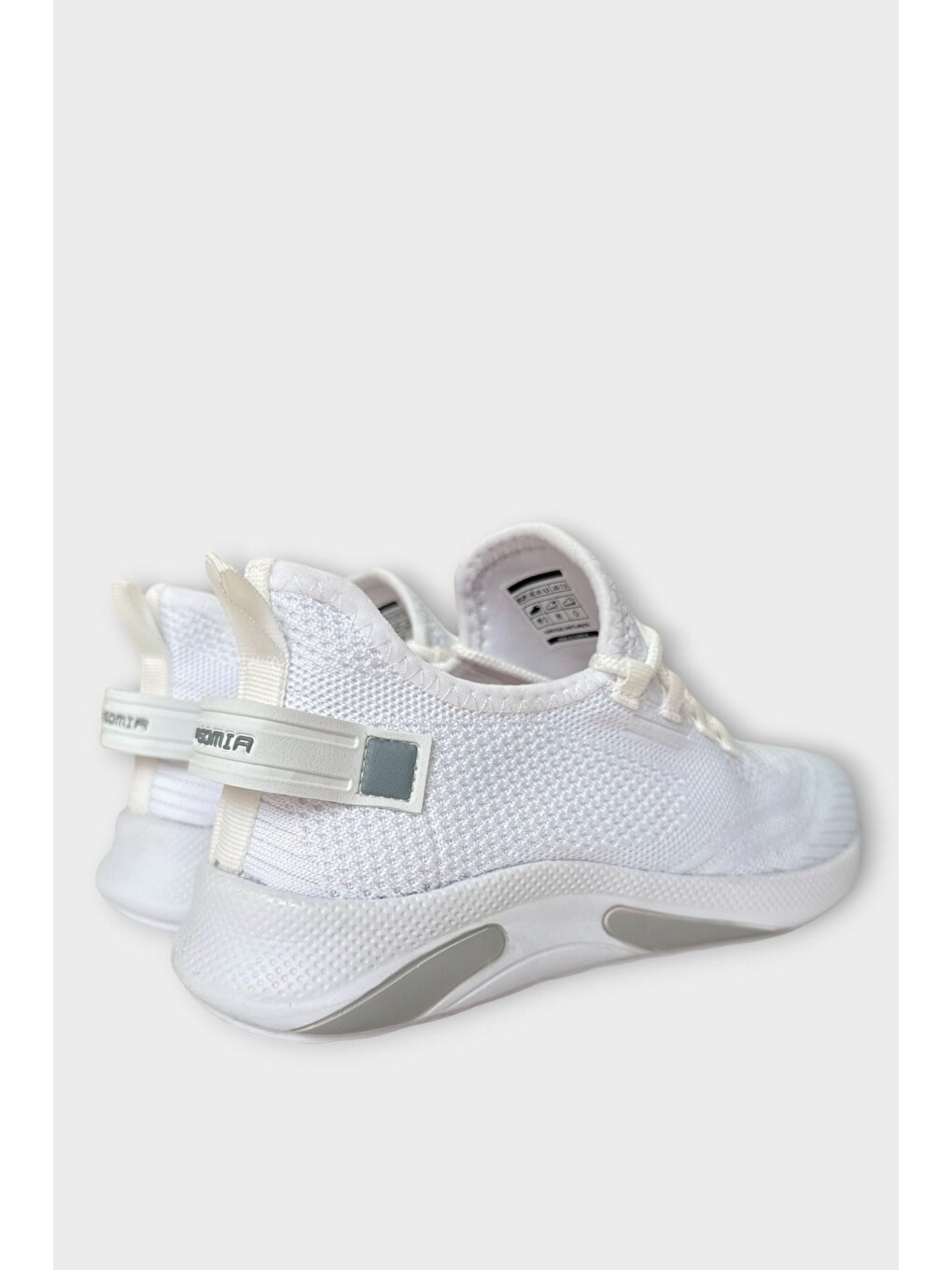 Triko Bağcıklı Unisex Spor Ayakkabı Beyaz-6