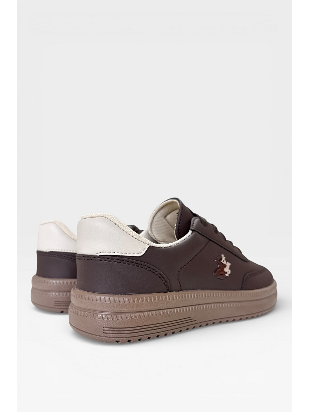 Unisex Rahat Hafif Termo Taban Kadın Sneaker Ayakkabı Kahverengi-3