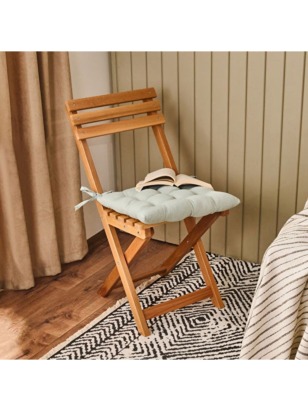 Soft Traum Sandalye Minderi - Yeşil - 40x40 cm-3