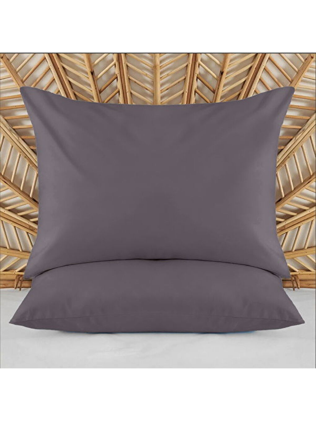 Soft Basic 2'li Yastık Kılıfı - Antrasit - 50x70 cm