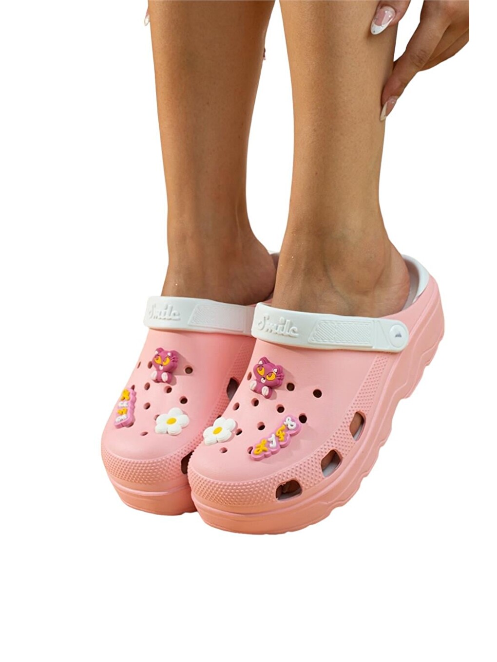 Rahat Taban Eva Kadın Sandalet Pembe-4