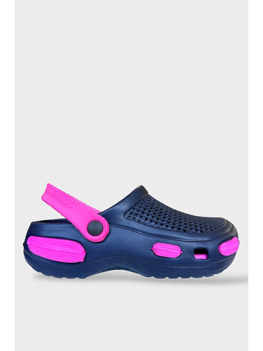 Unisex Comfort Medikal Hemşire Sabo Terlik Lacivert - Fuşya
