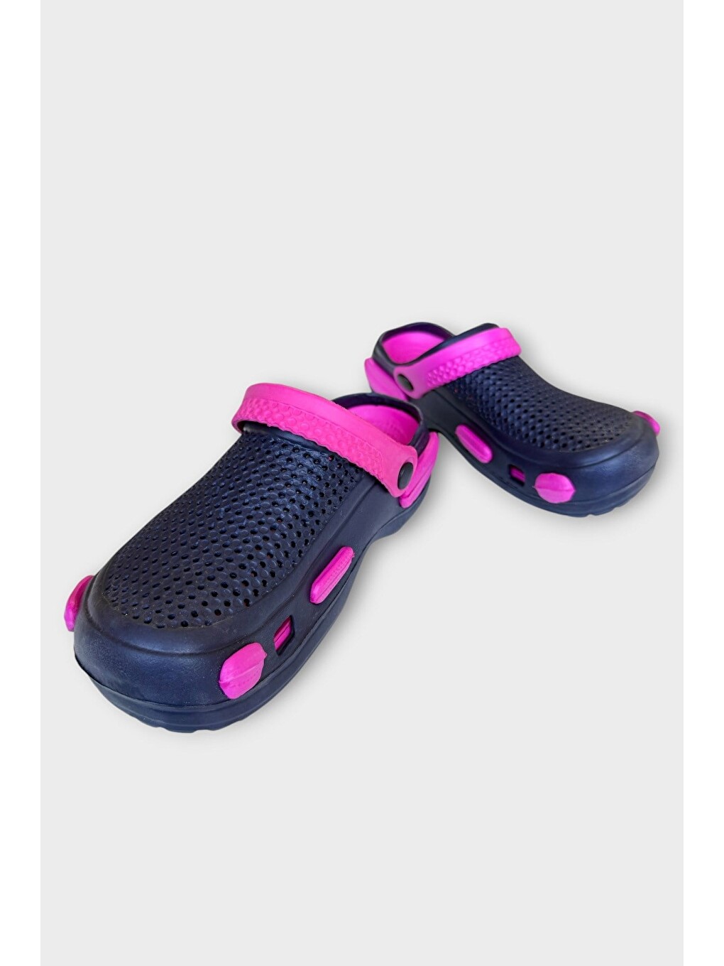 Unisex Comfort Medikal Hemşire Sabo Terlik Lacivert - Fuşya-6