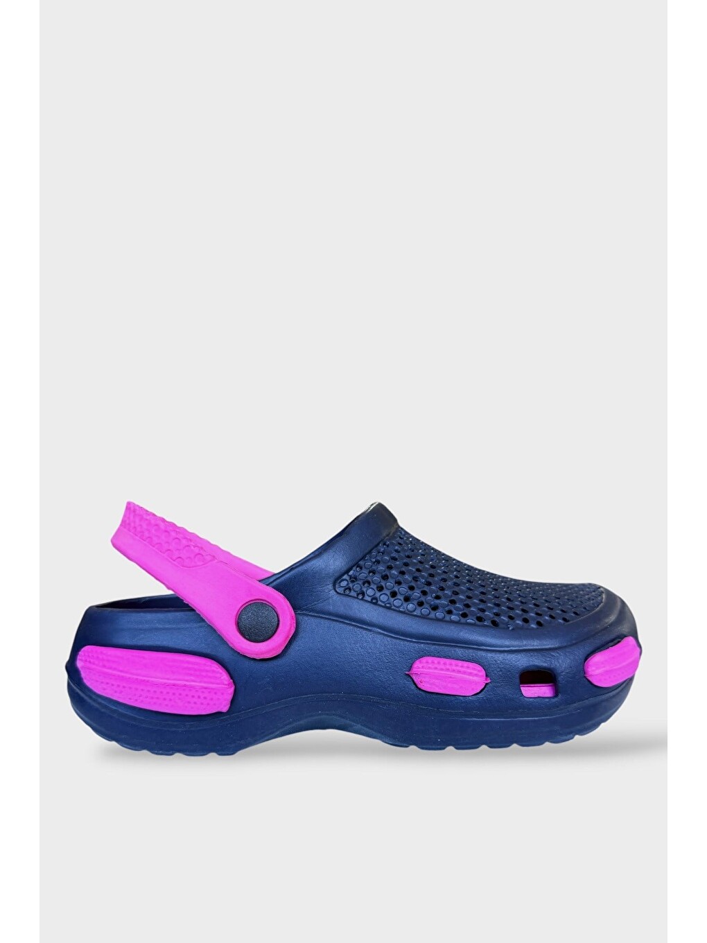 Unisex Comfort Medikal Hemşire Sabo Terlik Lacivert - Fuşya-3