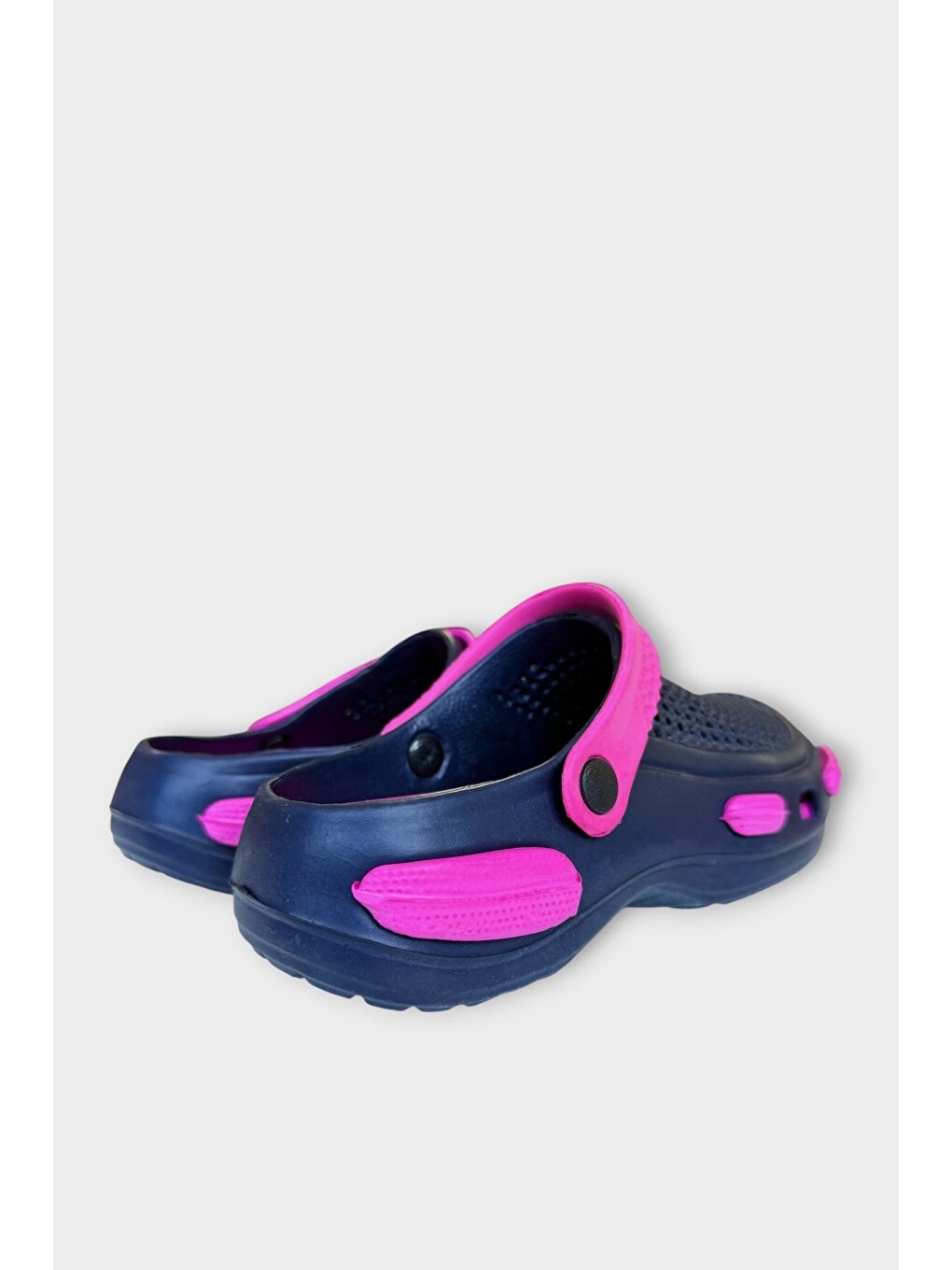 Unisex Comfort Medikal Hemşire Sabo Terlik Lacivert - Fuşya-9