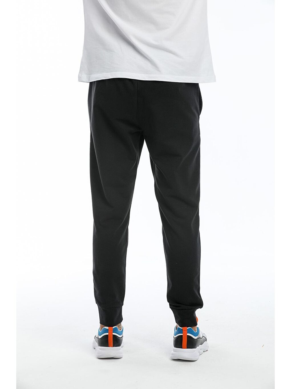 Siyah Regular Fit Brooklyn K.Nakışlı Erkek Jogger Eşofman Altı SPR151-4