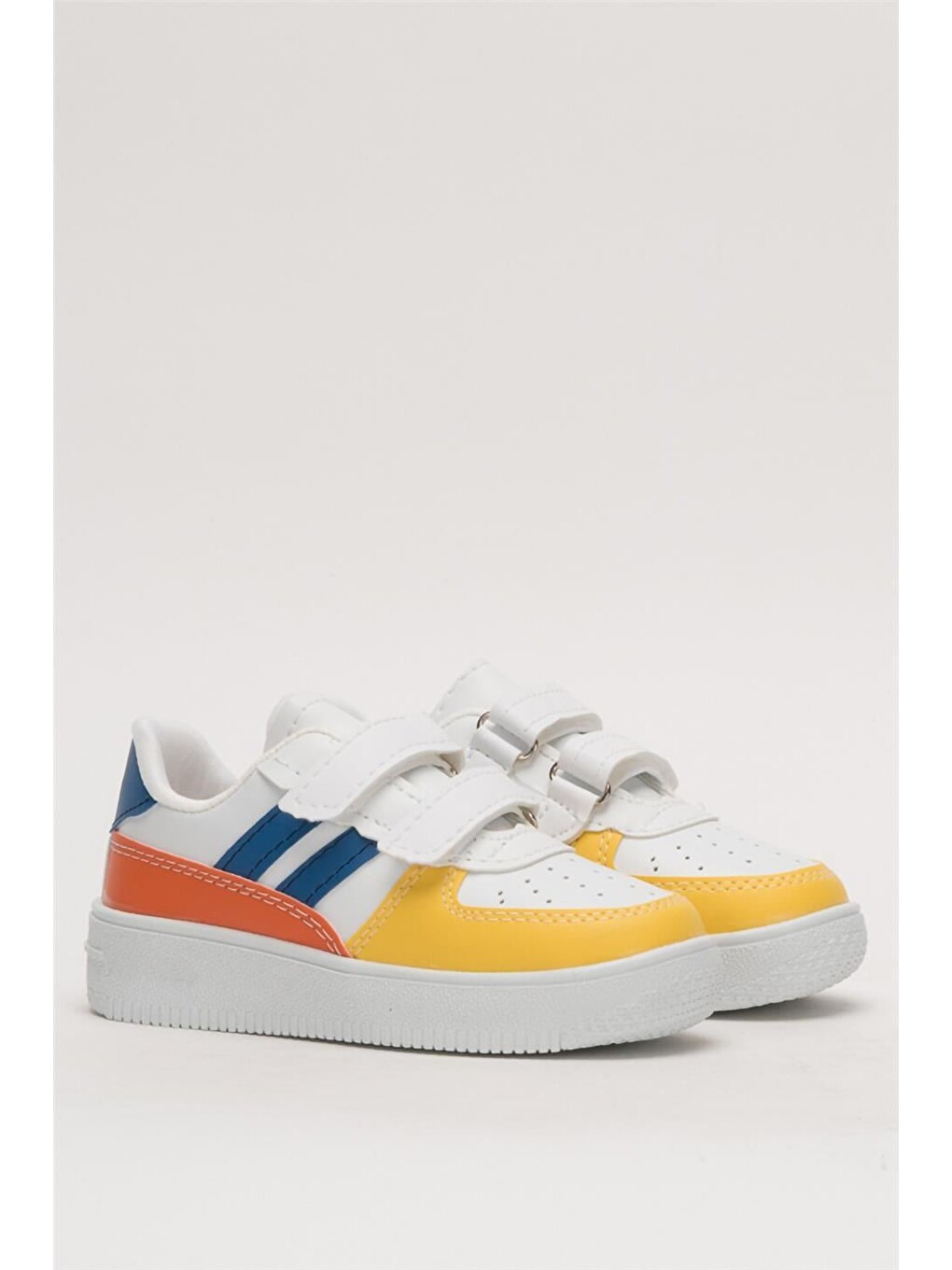 Çocuk Sneaker Spor Ayakkabı Mavi-sari-2