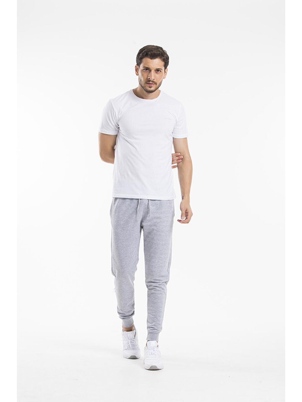 Gri Slim Fit İnce Erkek Jogger Eşofman Altı SPR 20K01