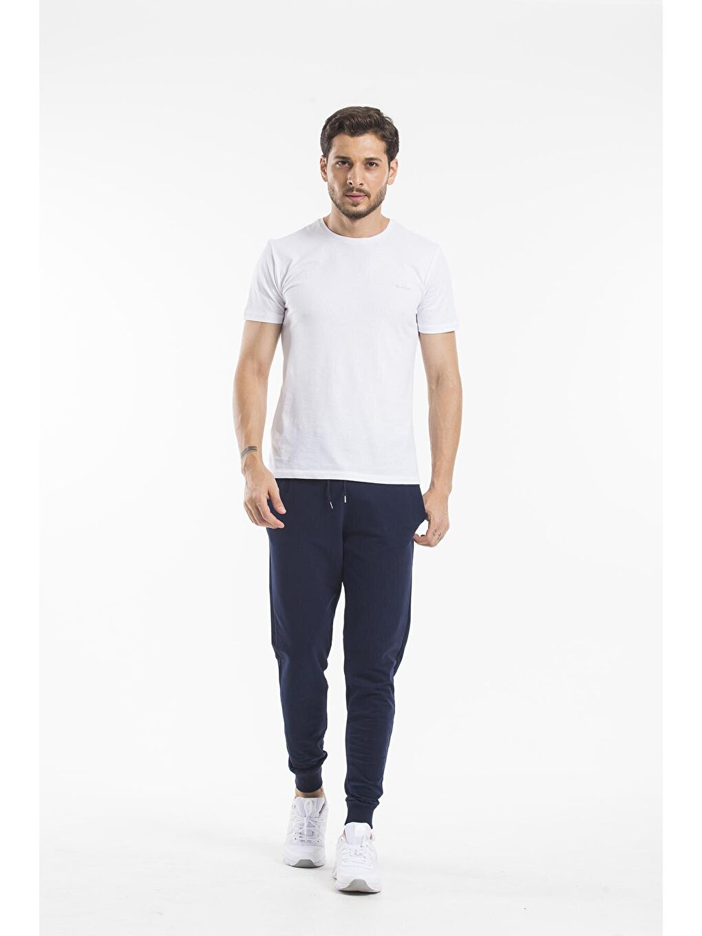 Lacivert Slim Fit İnce Erkek Jogger Eşofman Altı SPR 20K01