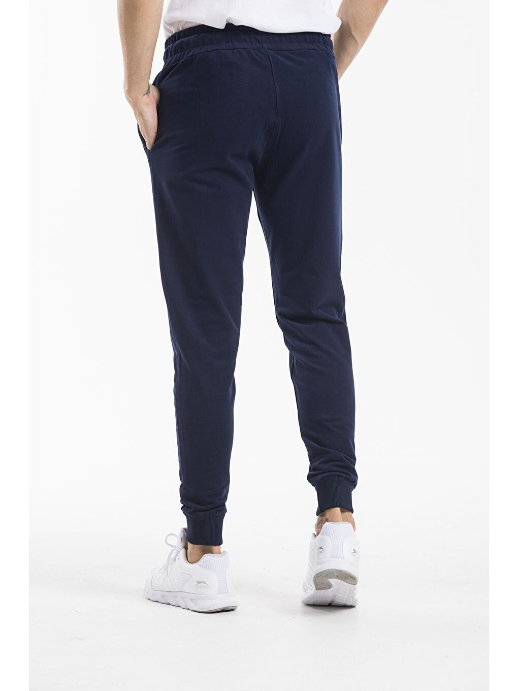 Lacivert Slim Fit İnce Erkek Jogger Eşofman Altı SPR 20K01-4