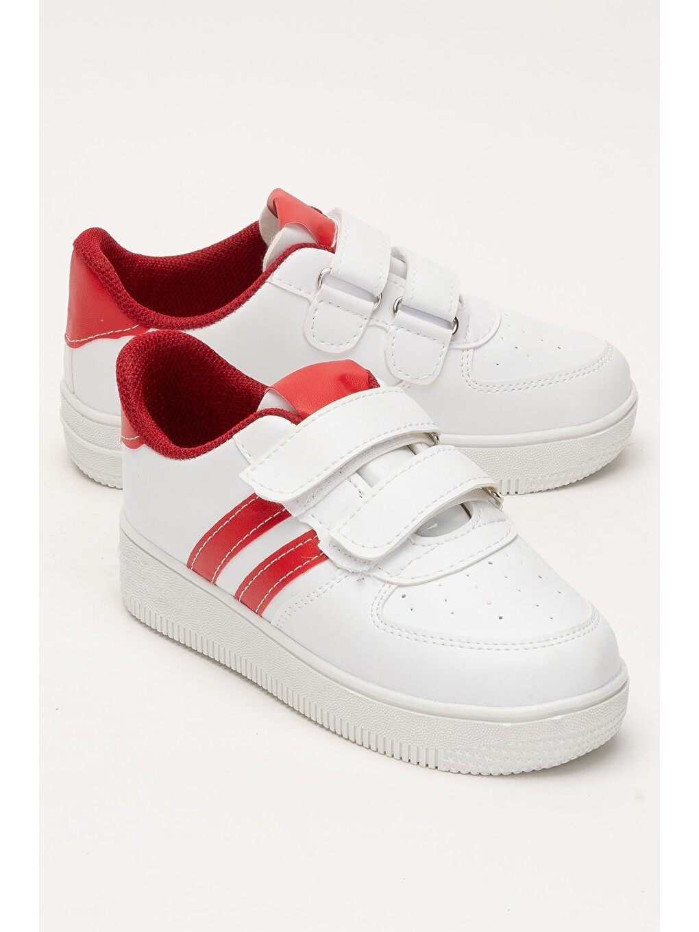 Kırmızı Çocuk Sneaker Spor Ayakkabı Kirmizi - Beyaz-3