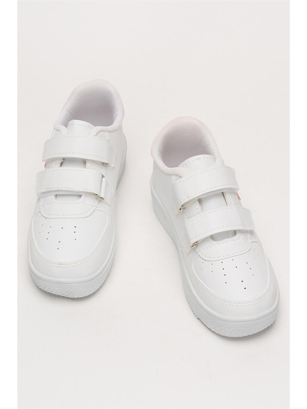 Çocuk Sneaker Spor Ayakkabı Beyaz - Turuncu-4