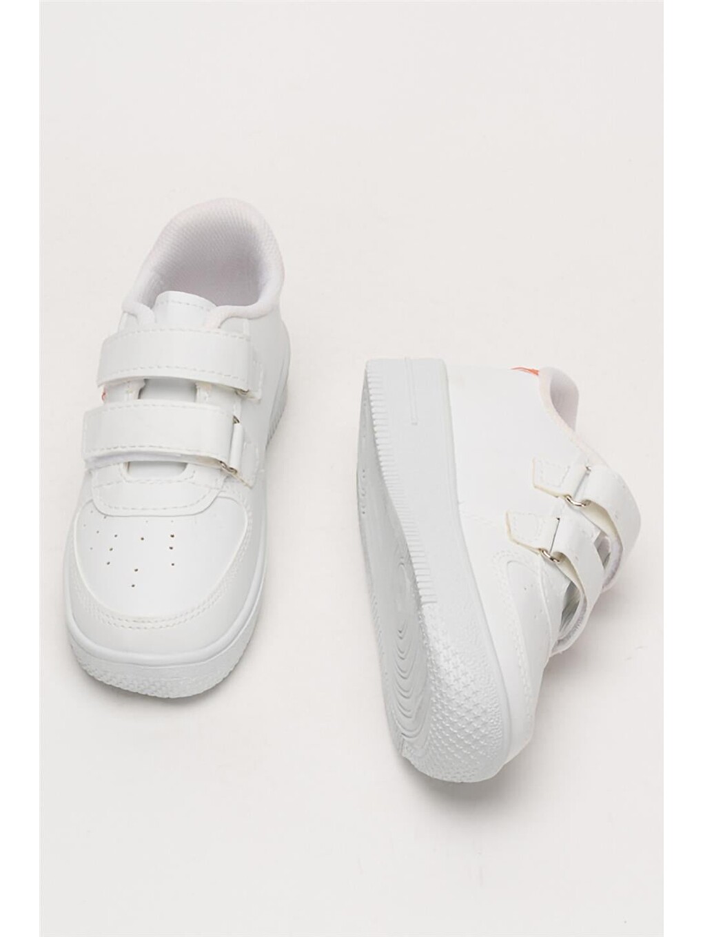 Çocuk Sneaker Spor Ayakkabı Beyaz - Turuncu-5