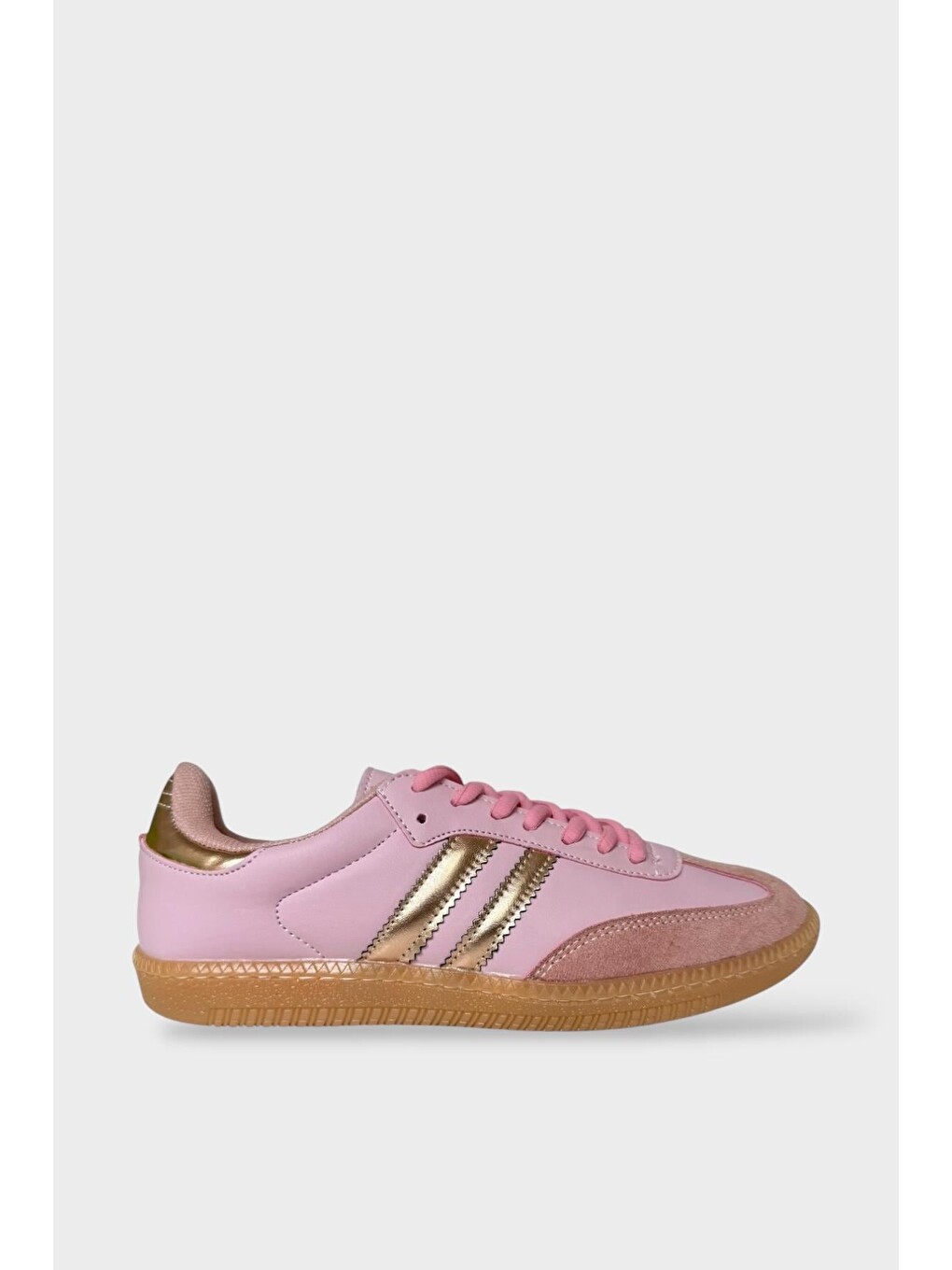 Pembe Çocuk Hafif Comfort Spor Ayakkabı Pudra-1