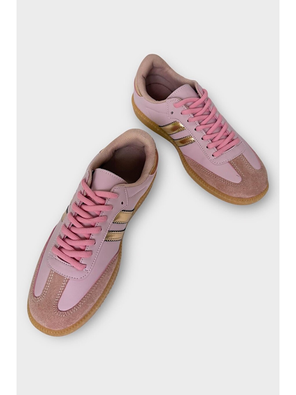Pembe Çocuk Hafif Comfort Spor Ayakkabı Pudra-4