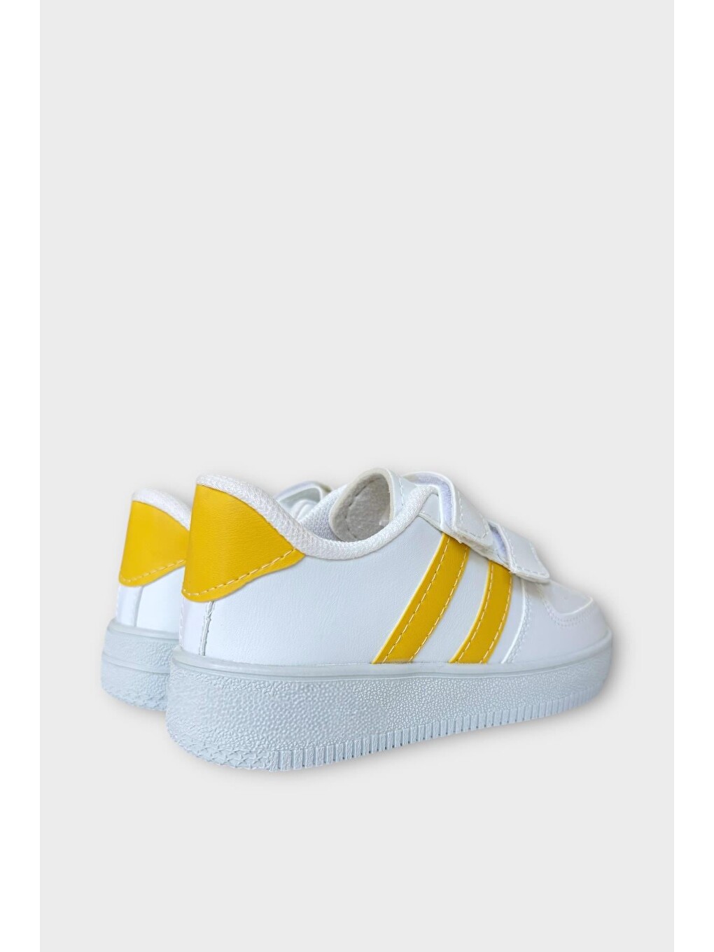 Çocuk Sneaker Spor Ayakkabı Beyaz - Sari-4